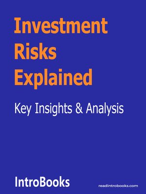 cover image of Investment Risks Explained